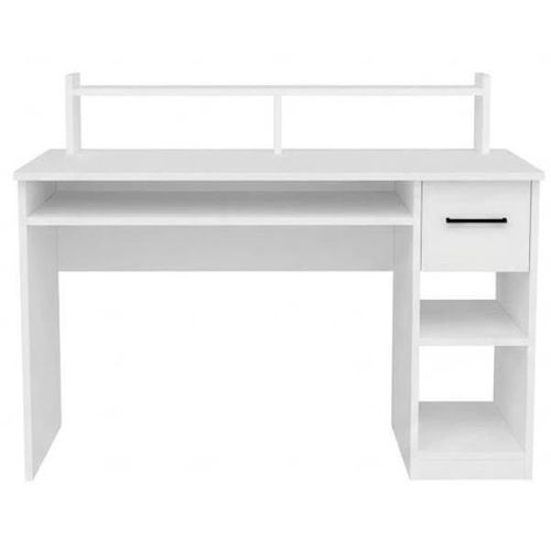 cumpără Masă de birou Trendy Eslem, Alb, 99x55x120cm în Chișinău 