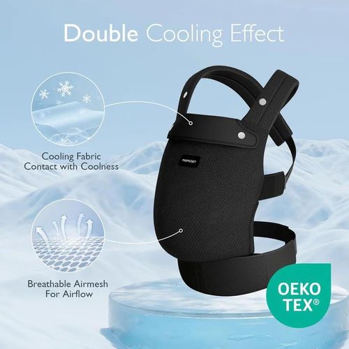 купить Кенгуру Momcozy BC001-BY00NB-A Marsupiu Newborn to Toddler Air Mesh Black в Кишинёве 