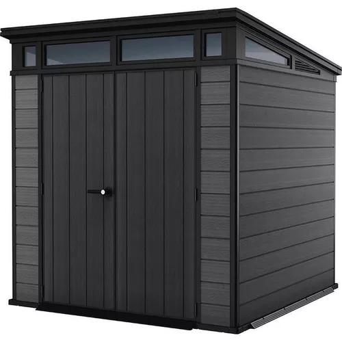 cumpără Căsuţă de grădină Keter 56120 Casuta de gradina Cortina 7x7 216x218x226cm, gri în Chișinău 