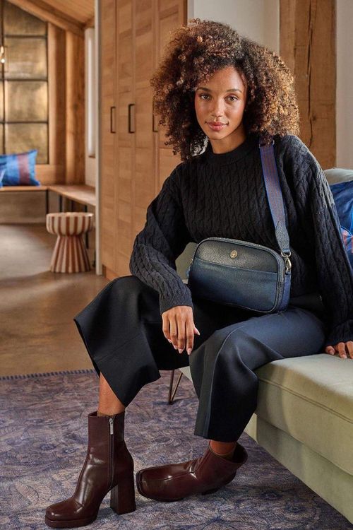 купить Сумка плечевая Pip Studio 51.273.453 Frida Cross Body Bag Medium Blue 26.5x7.5x16.5cm Blue в Кишинёве 