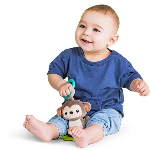 Плюшевая игрушка-подвеска Bright Starts Tug Tunes Monkey 