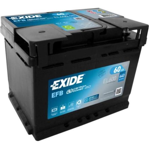 купить Автомобильный аккумулятор Exide Start-Stop EFB 12V 60Ah 640EN 242x175x190 -/+ (EL600) в Кишинёве 