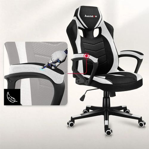 купить Офисное кресло Huzaro Force 2.5 White в Кишинёве 