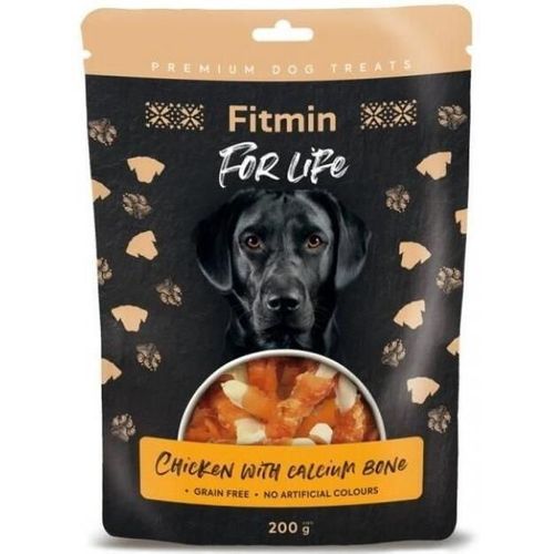 cumpără Hrană pentru animale de companie Fitmin For Life treat for dogs chicken with calcium bone 200g în Chișinău 