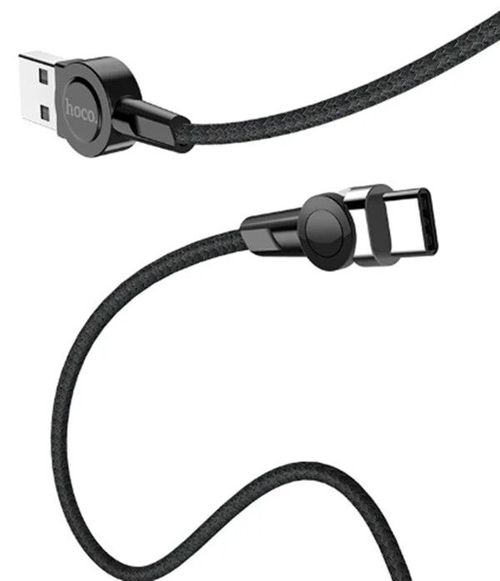 cumpără Cablu telefon mobil Hoco S8MGNTCBK USB to Type-C Magnetic S8 2.4A 1.2m, Black în Chișinău 