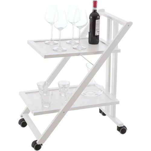 cumpără Măsuţă cafea Arredamenti Italia Simpaty Bianco, сервировочный столик на колесах, белый лак în Chișinău 