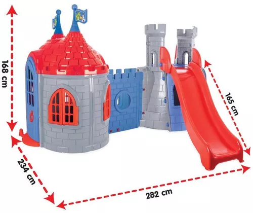 cumpără Complex de joacă pentru copii Pilsan 07965 Castel cu tobogan (disponibil în 2 culori) în Chișinău 