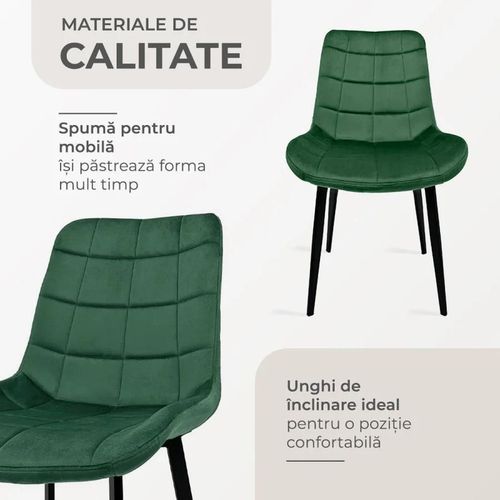 cumpără Scaun Bruno Connect Royal Green în Chișinău 