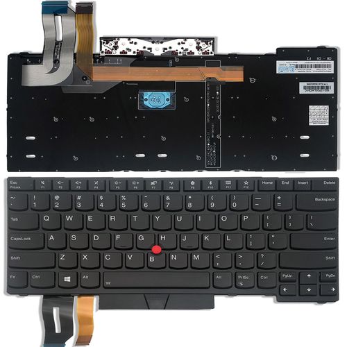 cumpără Keyboard Lenovo ThinkPad E480 L480 T480S w/trackpoint w/Backlit  ENG. Black în Chișinău 
