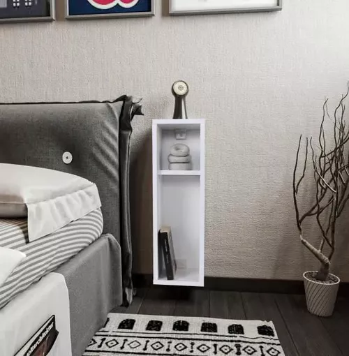 cumpără Noptieră Trendy Turra Alb, 20x65x15cm (GTR001524) în Chișinău 