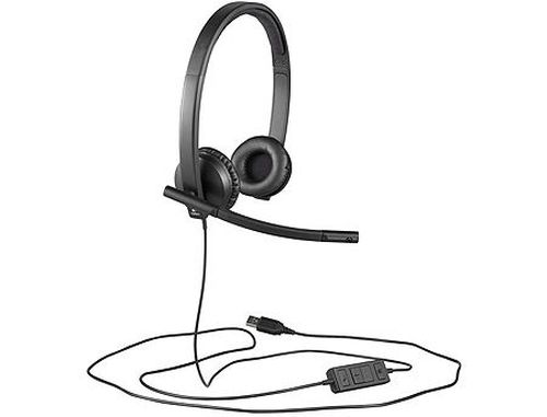 купить Logitech Headset USB Stereo H570e Black, Headset: 31.5Hz-20kHz, Microphone: 100Hz-18kHz, 2.5m cable, 981-000575 (casti cu microfon/наушники с микрофоном) в Кишинёве 
