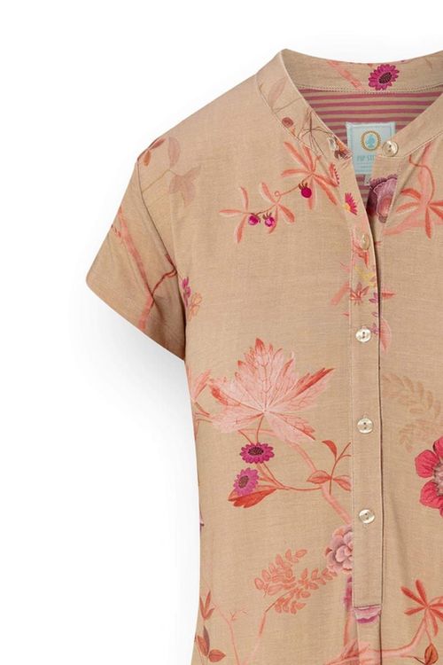 купить Домашний текстиль Pip Studio 51.504.695 Dalia Short Sleeve Nightdress Marigold Pink M Pink в Кишинёве 