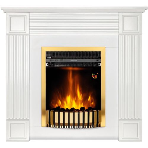 купить Камин электрический ArtFlame Nexor & Gala Gold, 950x1000x270mm, Alb в Кишинёве 