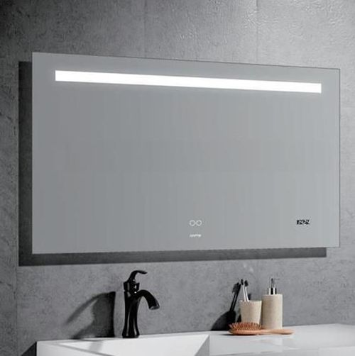 купить Зеркало для ванной Gappo LED G 604-11 cu ceas 110x70 cm в Кишинёве 