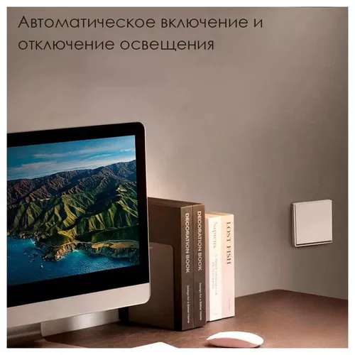 cumpără Întrerupător electric Aqara E1 - 1 клавиша (без нуля) круглый подрозетник (QBKG38LM) în Chișinău 