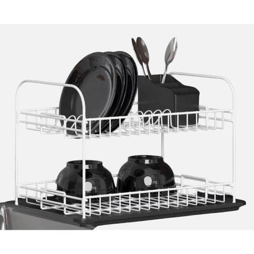 купить Сушка для посуды Teknotel KB007 Сушилка для посуды 48x33x32 см, белый металл в Кишинёве 