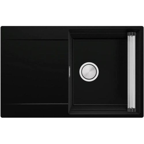 cumpără Chiuvetă bucătărie Primagran San Francisco 780-50 level Black metallic + accesorii 500x780 MHFKM în Chișinău 