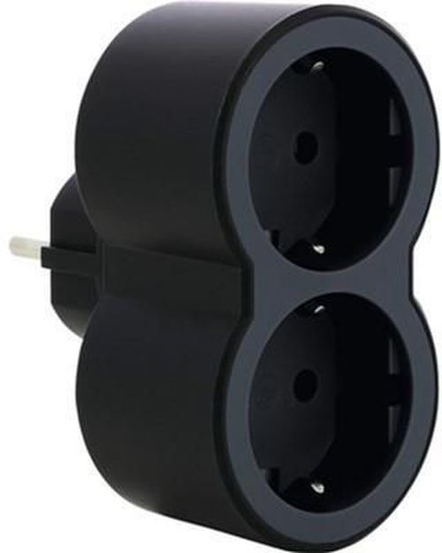 cumpără Adaptor electric Legrand 694517 Fisa-Bloc Multipriza 2x2P+T(Frontala),Negru-Gri în Chișinău 