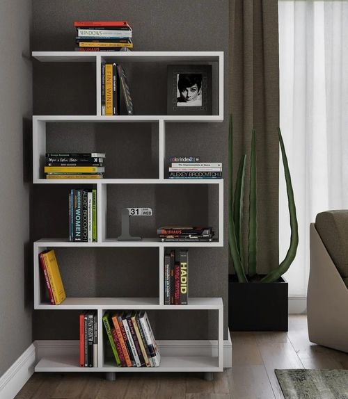 cumpără Raft de birou Trendy Elif, Alb 90x156x20cm, raft de carti în Chișinău 