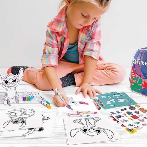 купить Набор для творчества As Kids 1023-68104 Set de desen in rucsac Stitch, 1282D в Кишинёве 