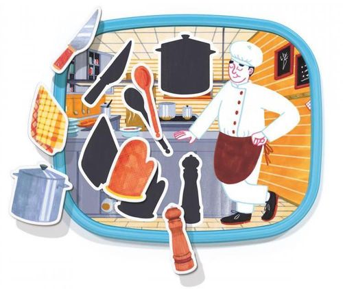 cumpără Puzzle Quercetti Q0623 Puzzle magnetic Montessori în Chișinău 