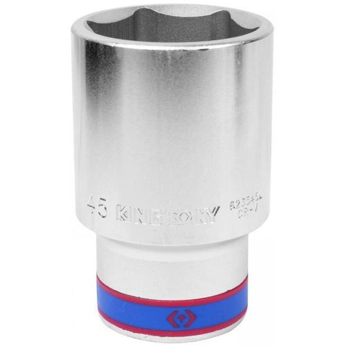 cumpără Set de tubulare, bite, duze King Tony 623545M Cap tubular adânc, 45 mm, 6 laturi, 3/4" în Chișinău 