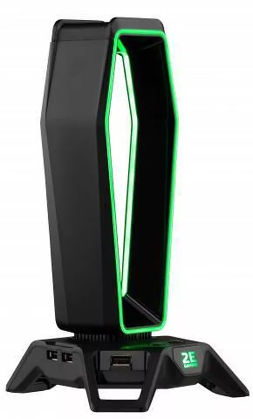 купить Аксессуар для ПК 2E 2E-GST330UB Stand GST330 RGB 7.1 USB Black в Кишинёве 