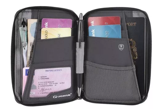cumpără Portmoneu Lifeventure 68762 RFID Mini Travel Wallet Recycled Navy în Chișinău 