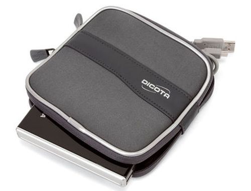 купить Dicota N18948N Memory Pocket 2.5" (Grey), for external hard drives (husa HDD/чехол для жесткого диска) в Кишинёве 