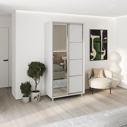 cumpără Dulap my-STYLE C10H0T06AM04-U21, 100x200, серый în Chișinău 