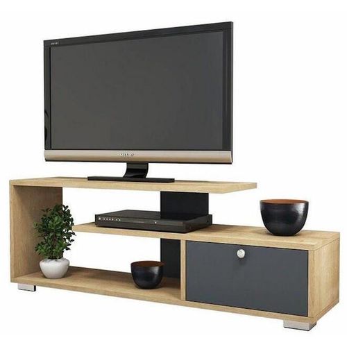 купить Тумба напольная для TV Remaks Meryem Oak/Antharacite в Кишинёве 