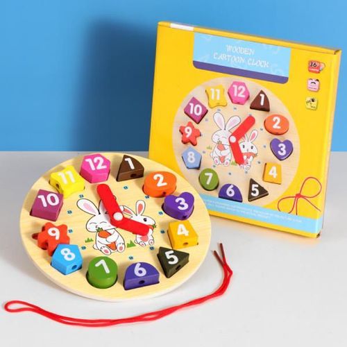 купить Головоломка miscellaneous 9846 Joc ceas sorter din lemn 53614 в Кишинёве 