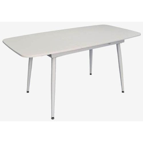купить Стол Evelin di Costacurta DT-532R Wh, 120(160)x80x76см, Каркас/Опоры: Металл Белый (раздвижной), белый мат в Кишинёве 