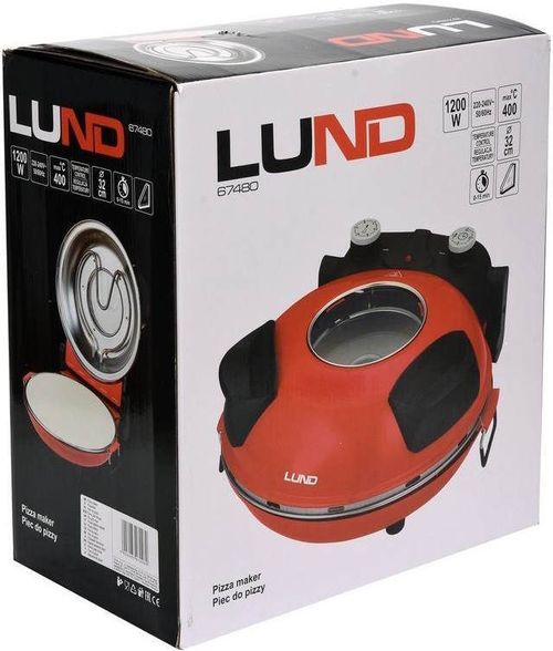 cumpără Mini cuptor electric Lund Cuptor pizza 1200W 350x360x180mm în Chișinău 