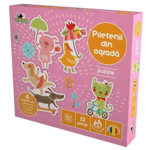 купить Головоломка Noriel NOR2495 Puzzle Premium Prietenii din ograda в Кишинёве 