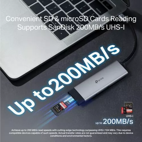 купить USB Hub TP-Link UH7020C USB Type-C 7in1 Hub/Docking в Кишинёве 