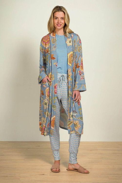 купить Домашний текстиль Pip Studio 51.510.741 Nisha Kimono Matata Blue XL Blue в Кишинёве 