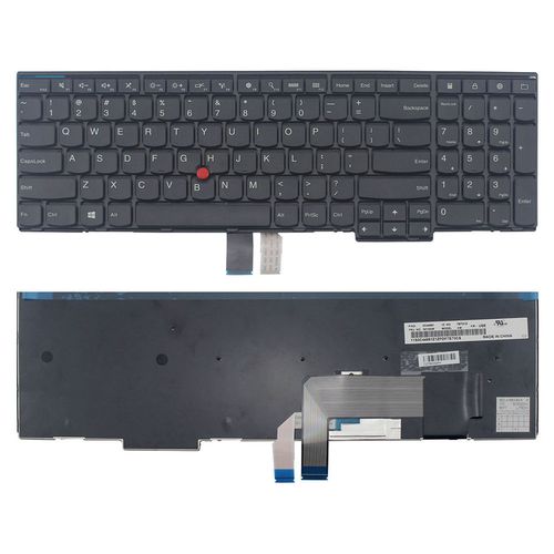 купить Keyboard Lenovo T540 W540 E531 E540 L540 T550 W550 W541 w/trackpoint ENG/RU Black в Кишинёве 
