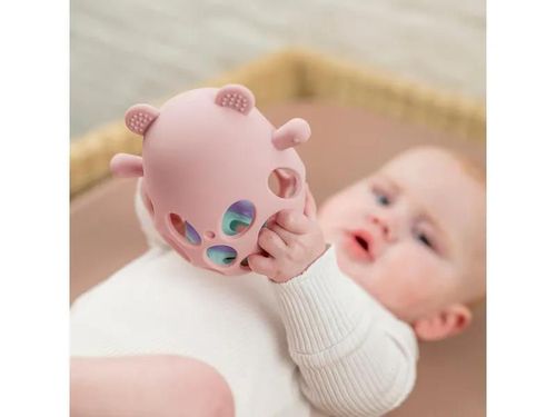 cumpără Zornăitoare Nattou 873123 Bear rattle en ball pink în Chișinău 