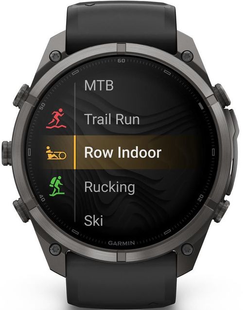 cumpără Ceas inteligent Garmin Fenix 9 Pro, 51mm, inReach, CbnGyDLCTi, Bk/PblBd (010-04337-11) în Chișinău 