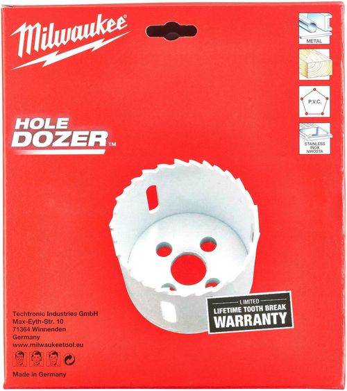 купить Набор головок, бит, насадок Milwaukee 4932399886 Биметаллическая коронка Hole Dozer 168 мм в Кишинёве 