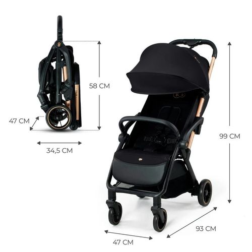 cumpără Сărucior pentru copii KinderKraft Apino Ksapin00blk0000 Raven Black în Chișinău 