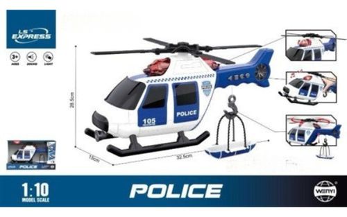 купить Машина Wenyi WY105A 1:10 Elicopter Poliția (lumini/sunete) в Кишинёве 