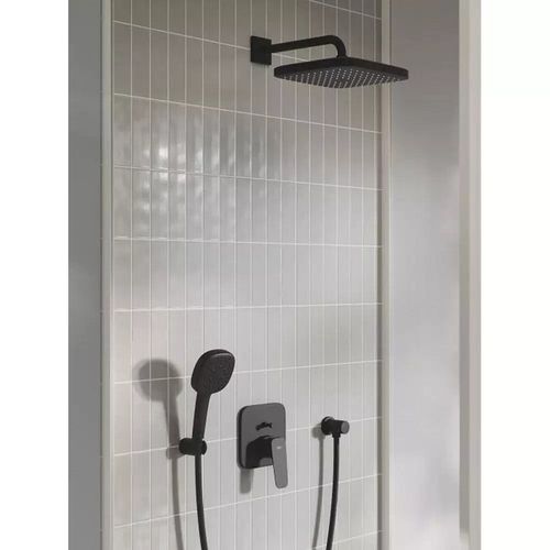 cumpără Set pentru duș Grohe Set dus ingropat Cubeo (smart box + dus fix + para + furtun + suport1/2) Black 1053362430 în Chișinău 