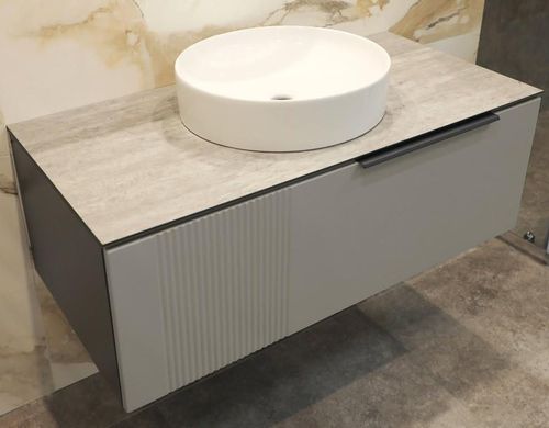 купить Шкаф под умывальник Bayro подвесной Torino 1000 под столешницу light grey в Кишинёве 