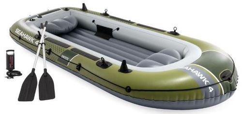 cumpără Barcă gonflabilă Intex 66334 Seahawk 4, cu vâsle și pompă, 351x145x48cm, max.480kg în Chișinău 