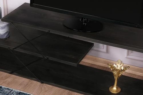 купить Тумба напольная для TV Trendy Zigzag, Maro inchis 120x40x30cm в Кишинёве 