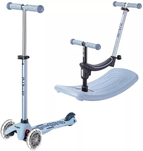 cumpără Trotinetă Micro MMD388 Trotineta 6in1 Mini Rock&Go Deluxe LED Ocean Slate în Chișinău 