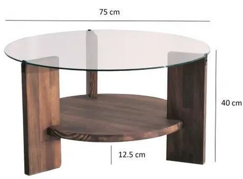 купить Журнальный столик Trendy Mondo 75x40x75cm в Кишинёве 