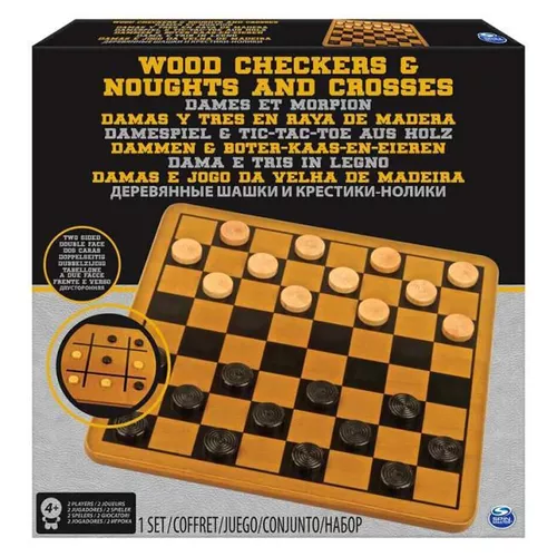 cumpără Joc educativ de masă miscellaneous 12138 dame din lemn si tic-tac-toe 49288 în Chișinău 